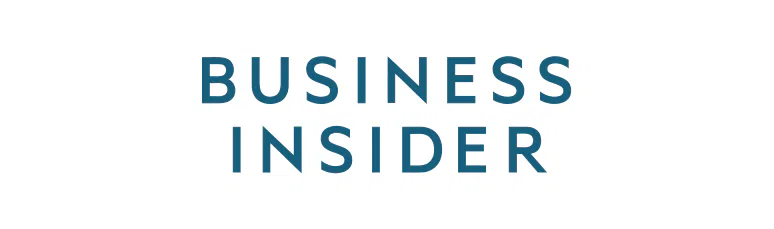 Business Insider-Logo mit dem Namen der Publikation in blauen Großbuchstaben auf weißem Hintergrund, als Symbol für vertrauenswürdigen Prüfservice und zuverlässige Berichterstattung.